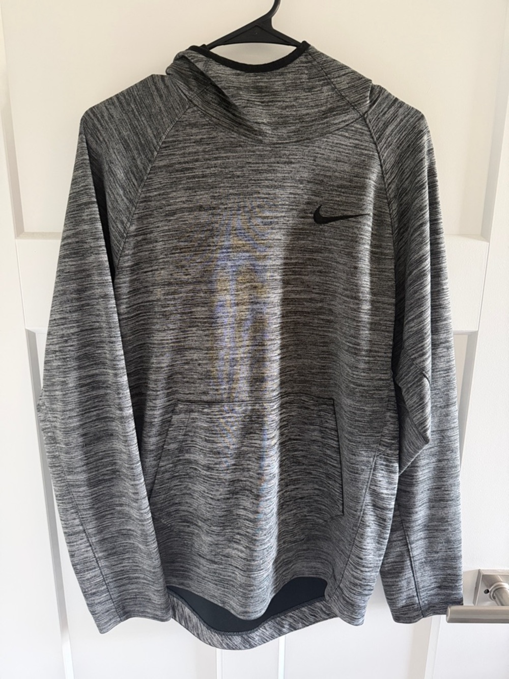 Nike Gray/Black Marled Pullover Hoodie